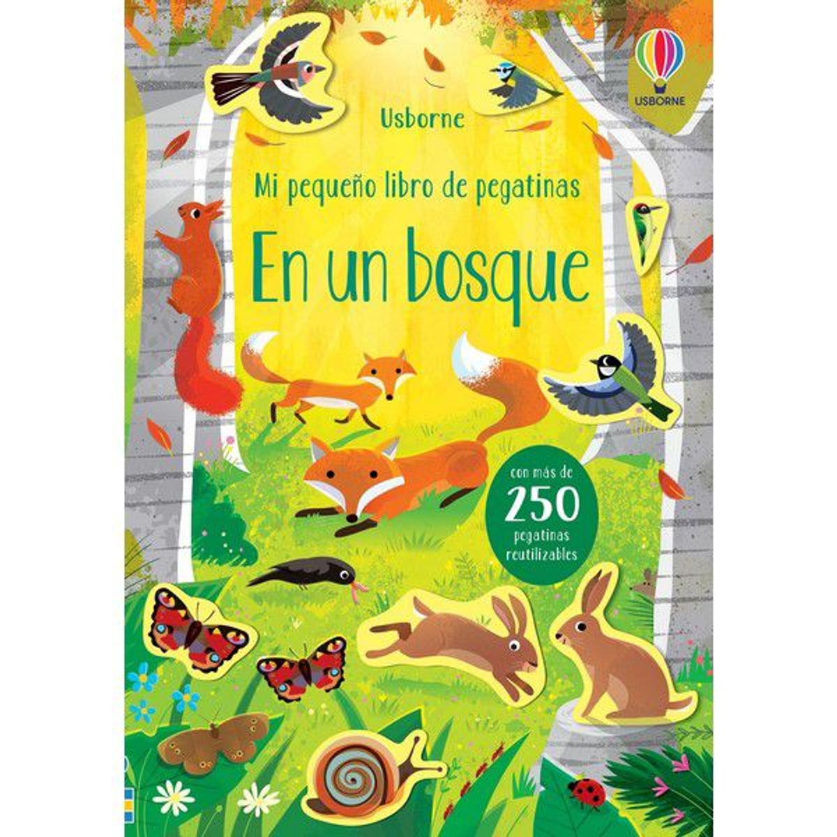 GENERICO - EN UN BOSQUE MI PEQUEÑO LIBRO DE PEGATINAS USBORNE