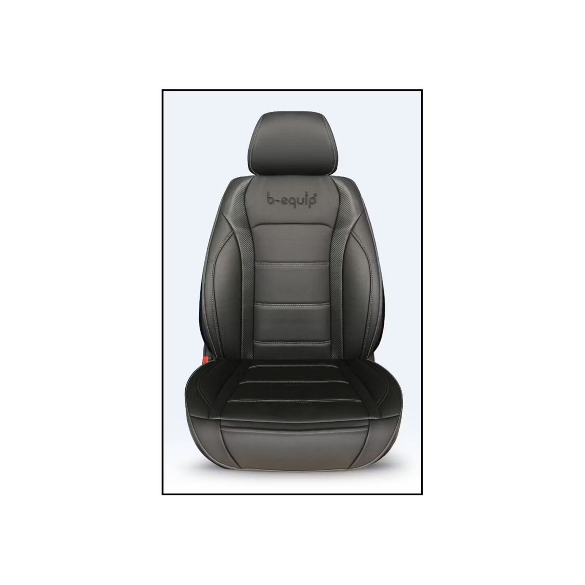 B EQUIP - Funda de Asiento Auto B-EQUIP Respaldo Ergonómico ADV1638GR