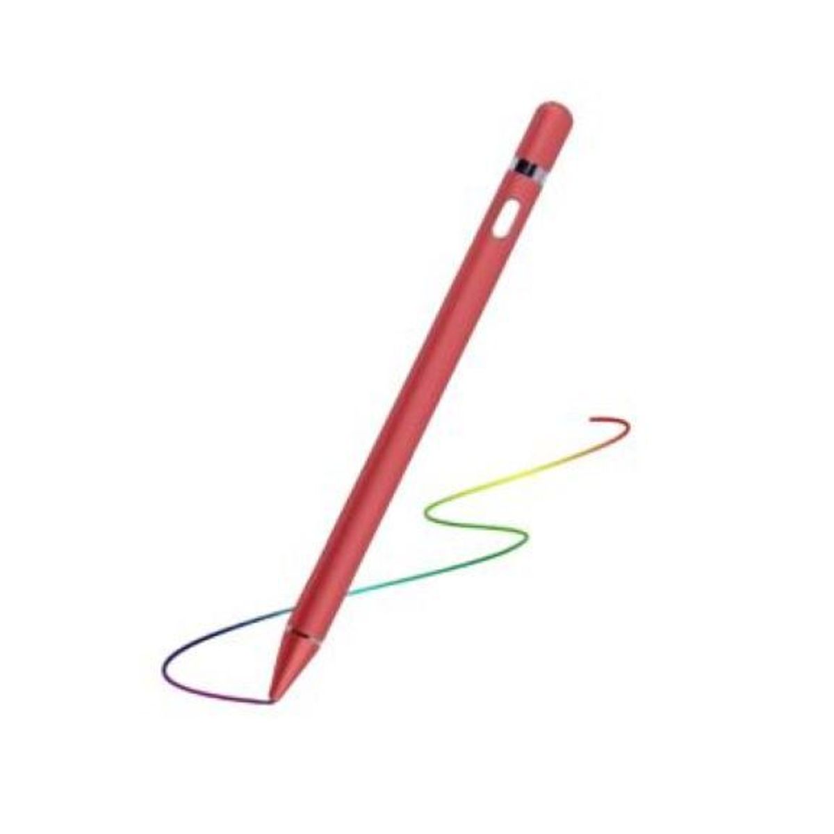 GENERICO - Pencil Universal lapicero táctil Para Tablets Ipads Celulares-Rojo