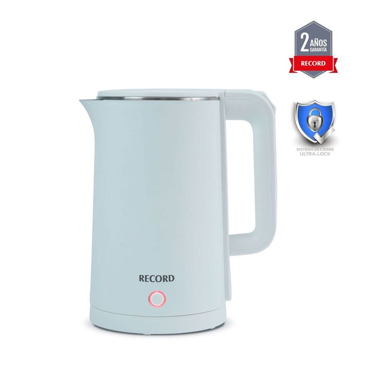 RECORD - Hervidor Electrico de 1.8 lts. Record REC-CLHBL100 - Blanco