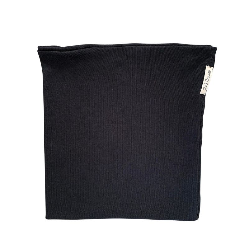 RED CARROT - Cuello de algodon negro