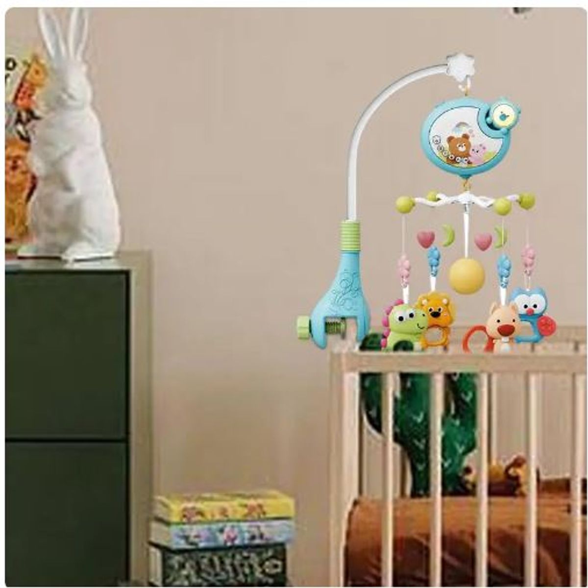 GENERICO - Móvil Cuna Proyector Imagen Musical con Control Remoto