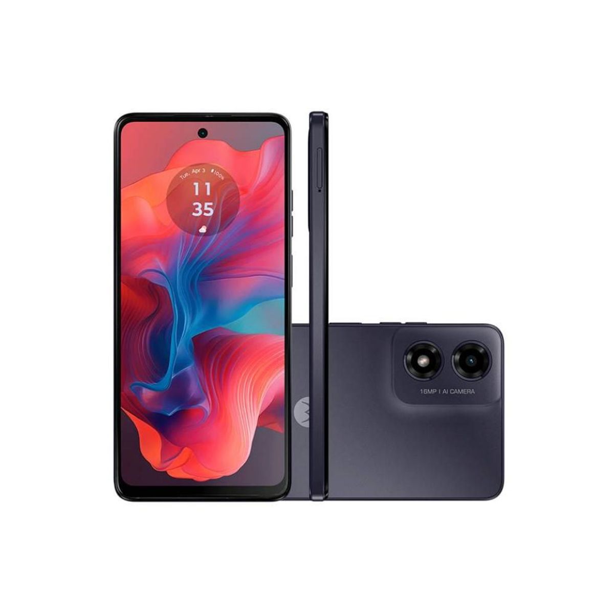 MOTOROLA - Celular Motorola MOTO G04 ROM 128GB RAM 4GB XT2421-2 Negro Cosmico