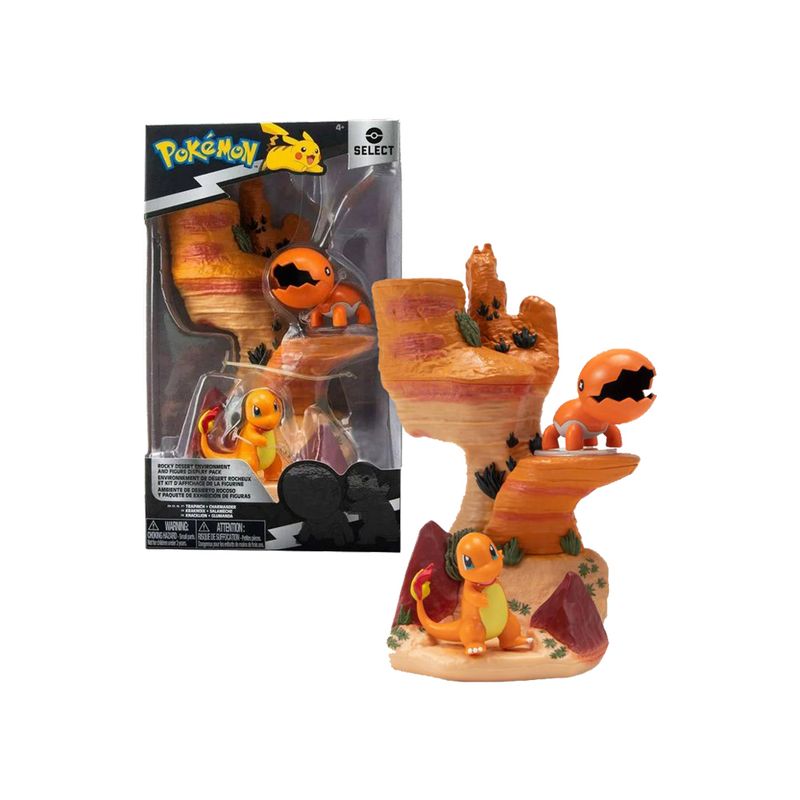 POKEMON - Pokemon Jazwares Select Ambiente De Desierto Rocoso