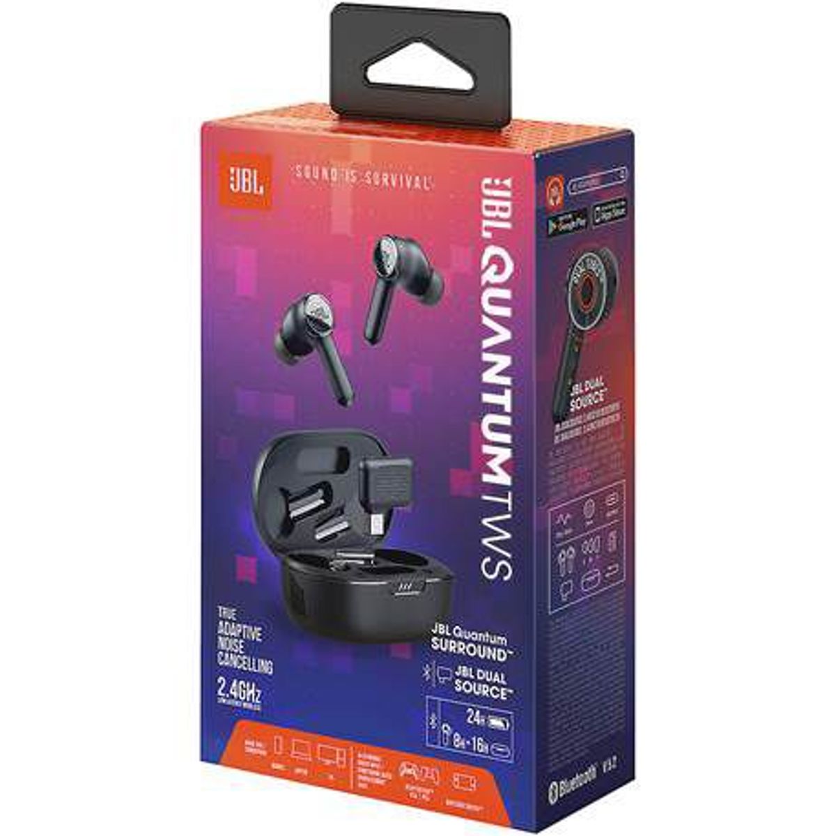 JBL - JBL QUANTUM TWS - WIRELESS Y BLUETOOTH - AUDIFONO GAMER