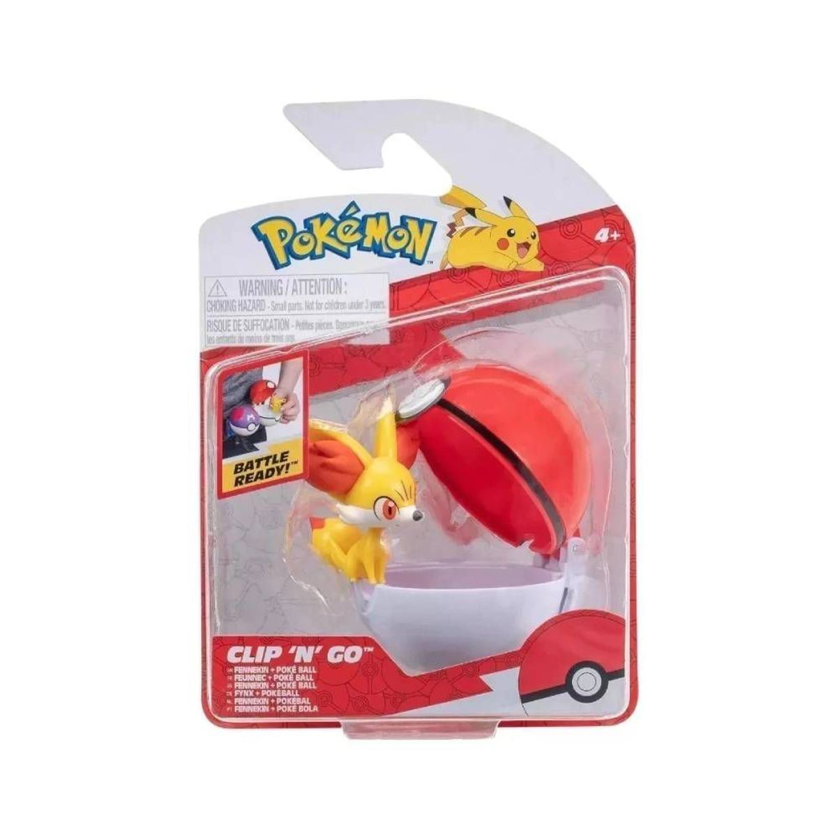 POKEMON - Pokemon Clip N Go Fennekin Incluye Pokebola