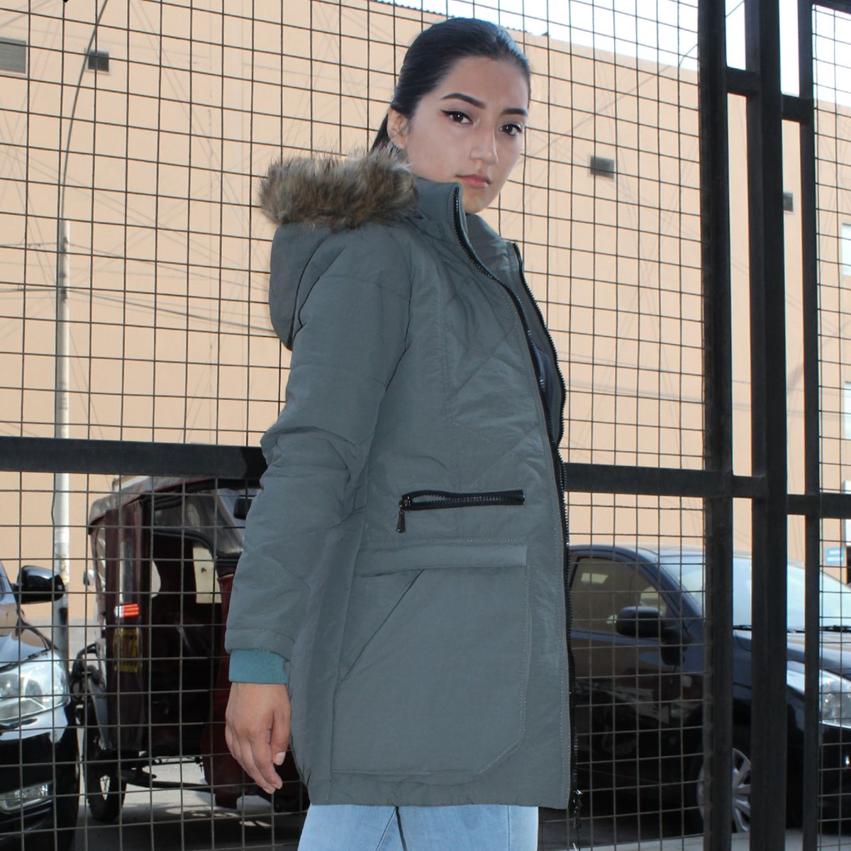 GENERICO - Casaca Parka Abrigo de Invierno para Mujer