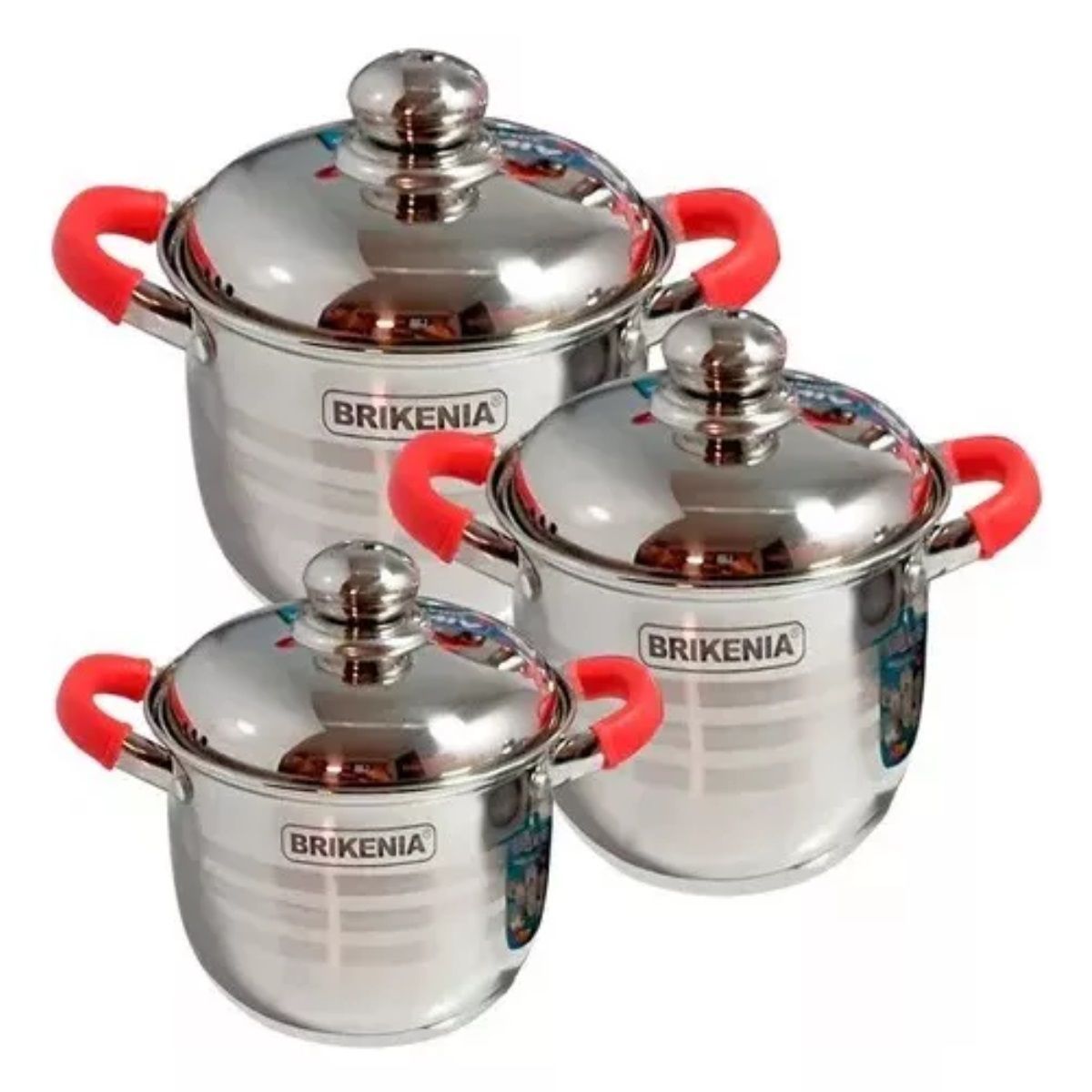 GENERICO - Juego De Ollas  BE-S6012 Brikenia