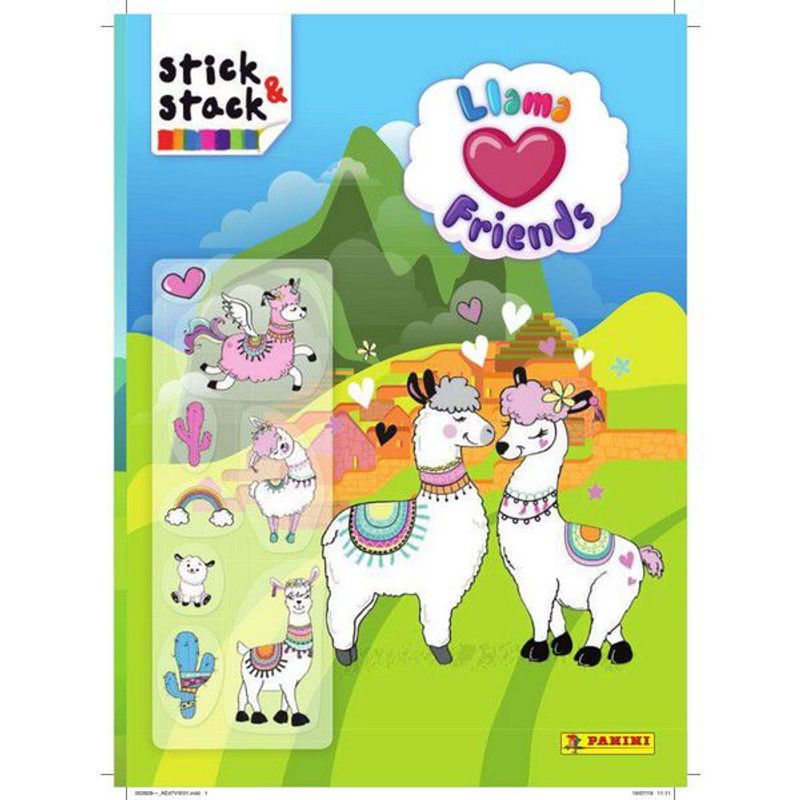 GENERICO - LLAMA FRIENDS STICK & STACK LIBRO DE PEGATINAS
