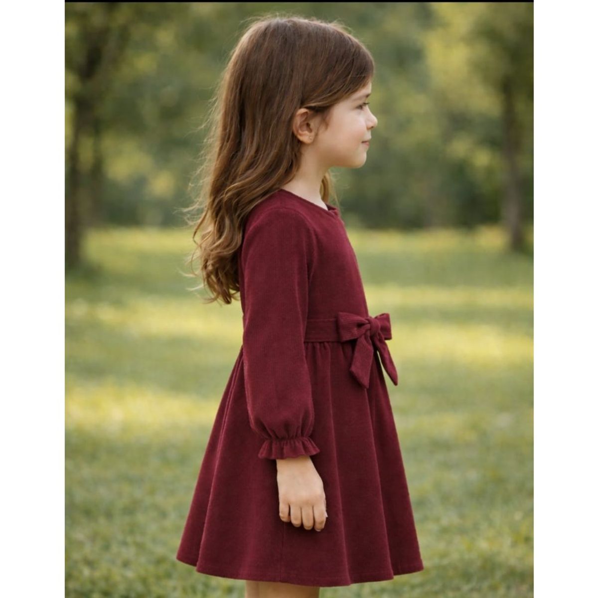 GENERICO - Vestido Vino Baby Corduroy