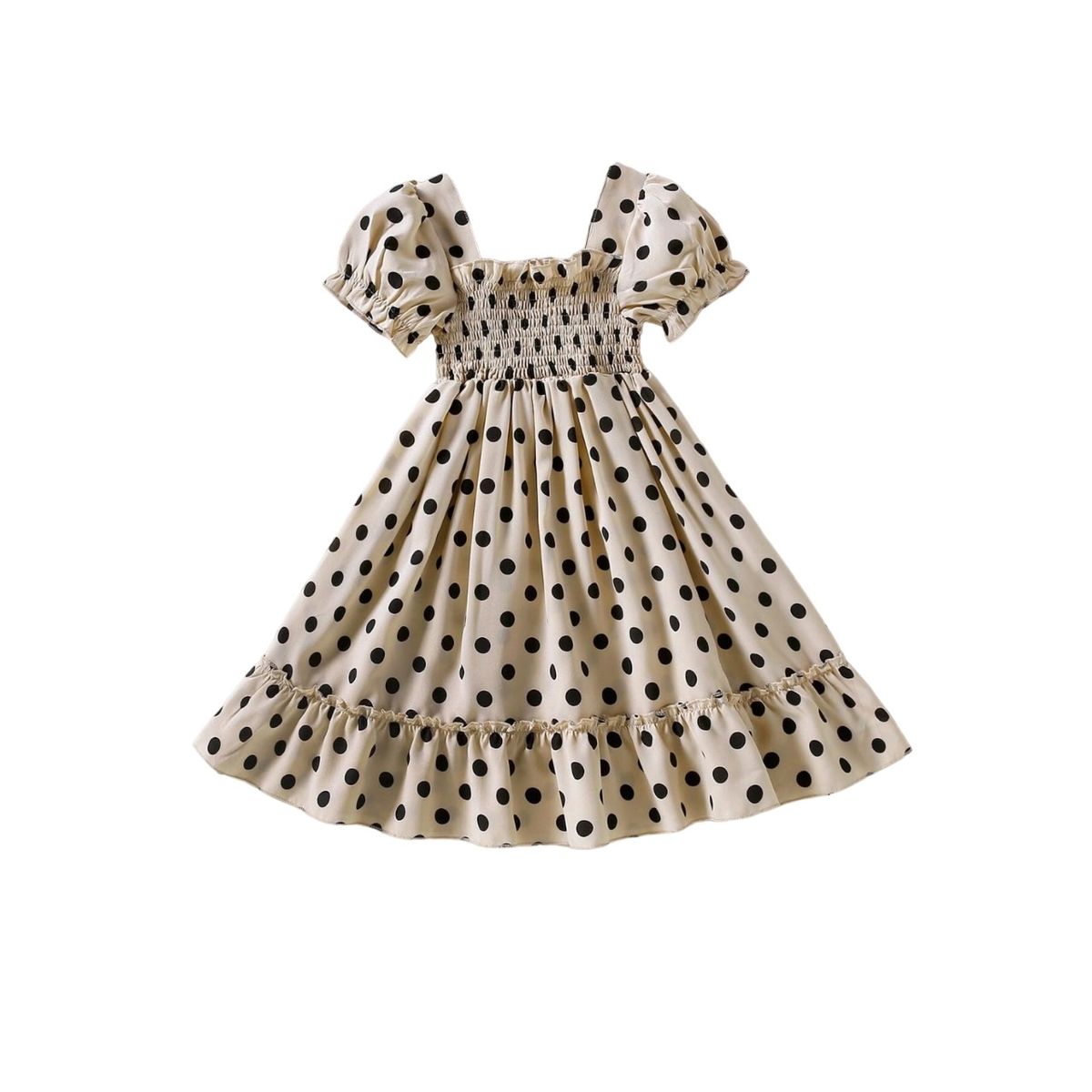 GENERICO - Vestido Pepa con Bolas negras