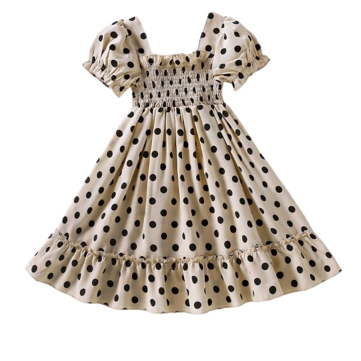 GENERICO - Vestido Pepa con Bolas negras