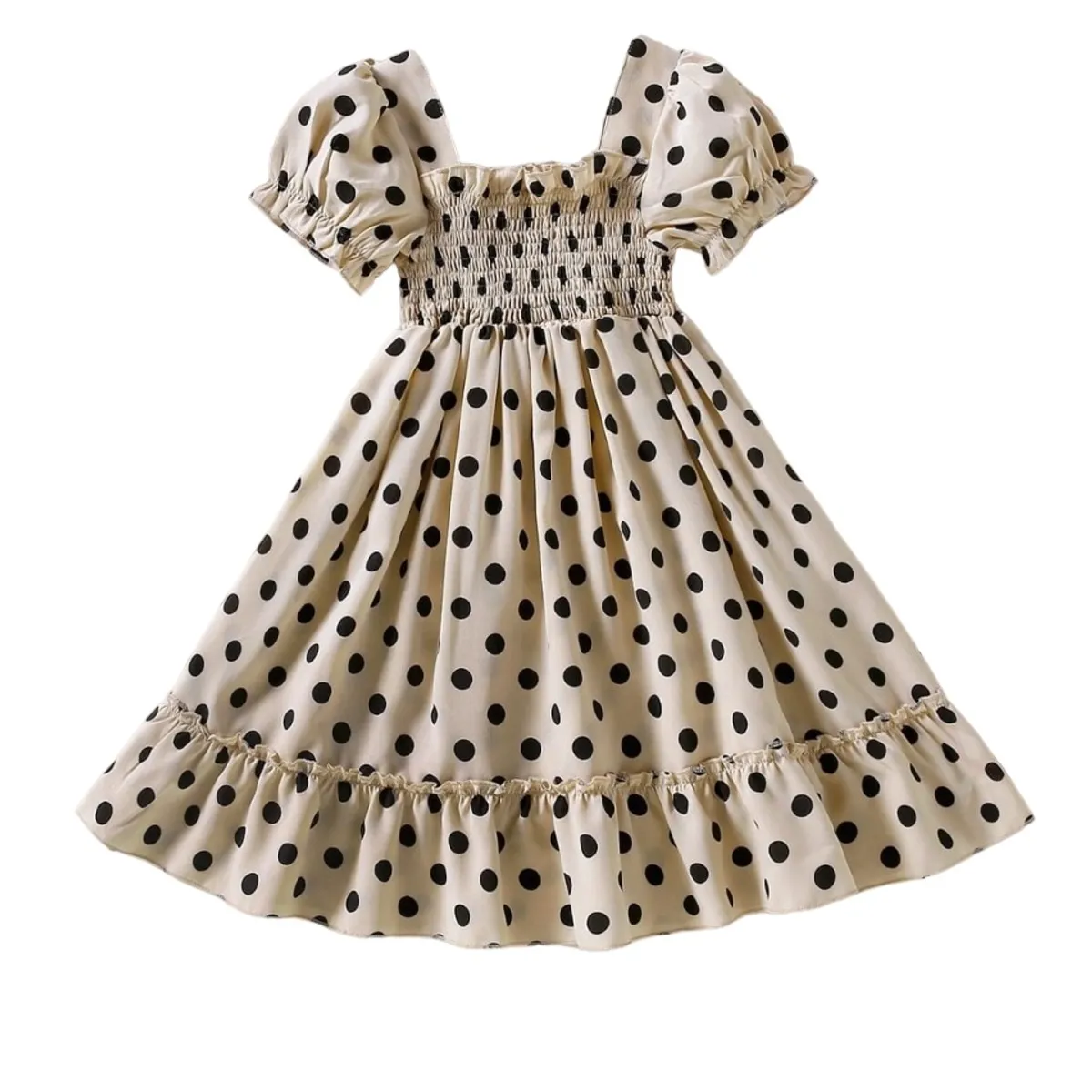 GENERICO - Vestido Pepa con Bolas negras