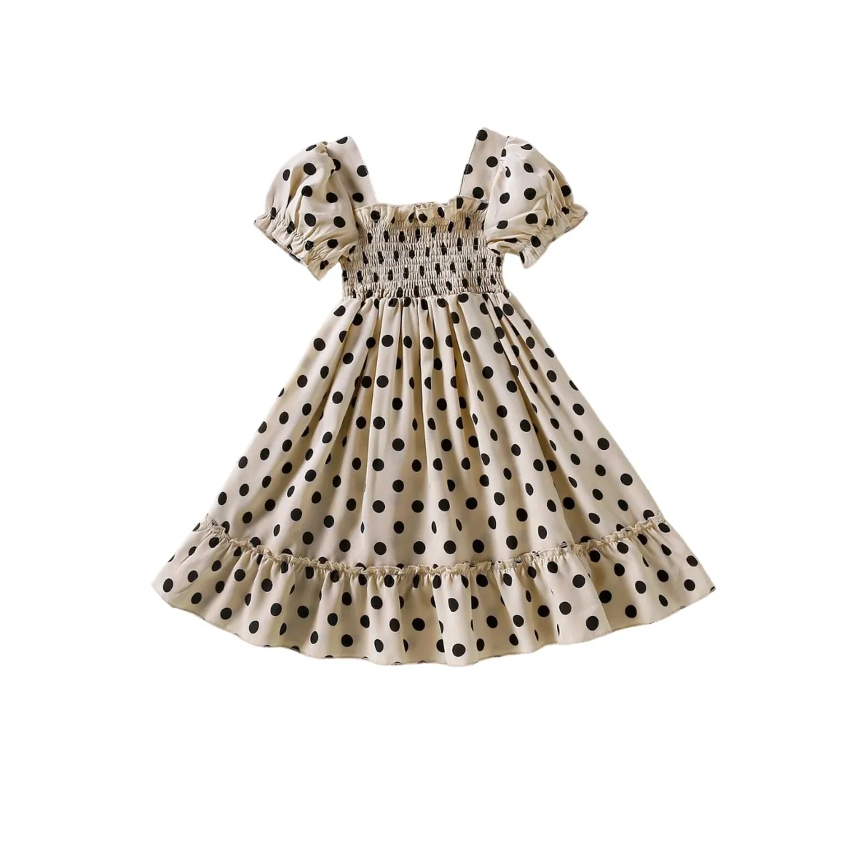 GENERICO - Vestido Pepa con Bolas negras