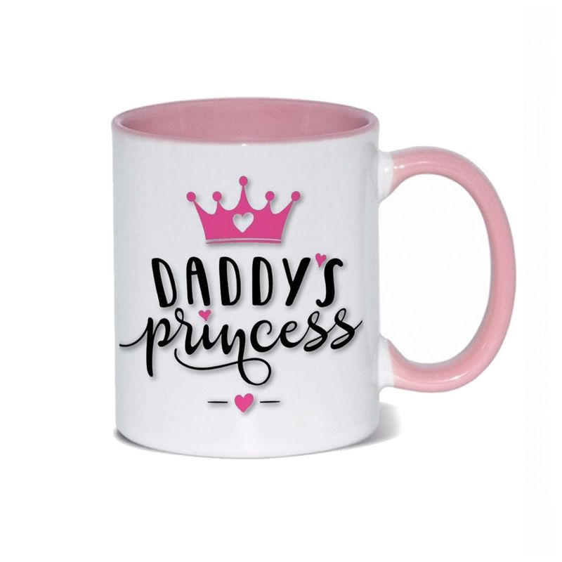 GENERICO - Taza Mug 11oz DADDYS PRINCESS - ROSA