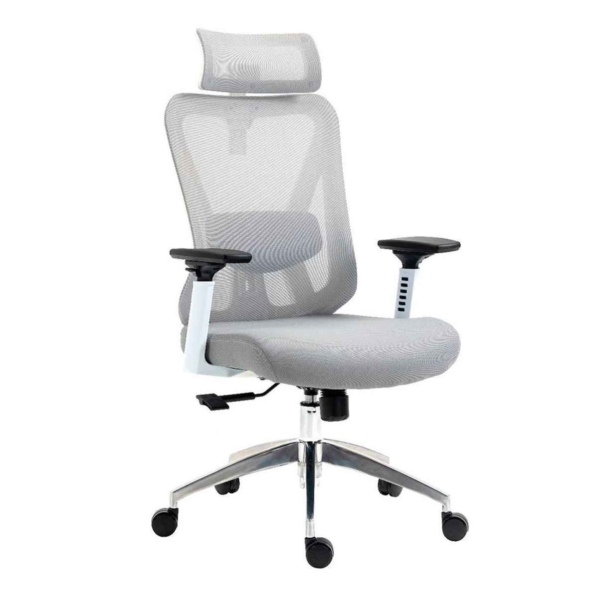 GENERICO - SILLON PRESIDENCIAL NORDIC PRO GRIS CON BLANCO
