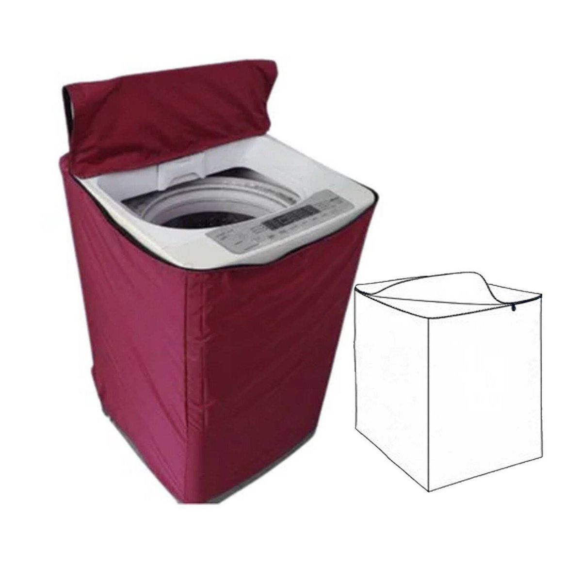 NACIONAL - Funda Impermeable Gruesa de Lavadora 16-22Kg Guind