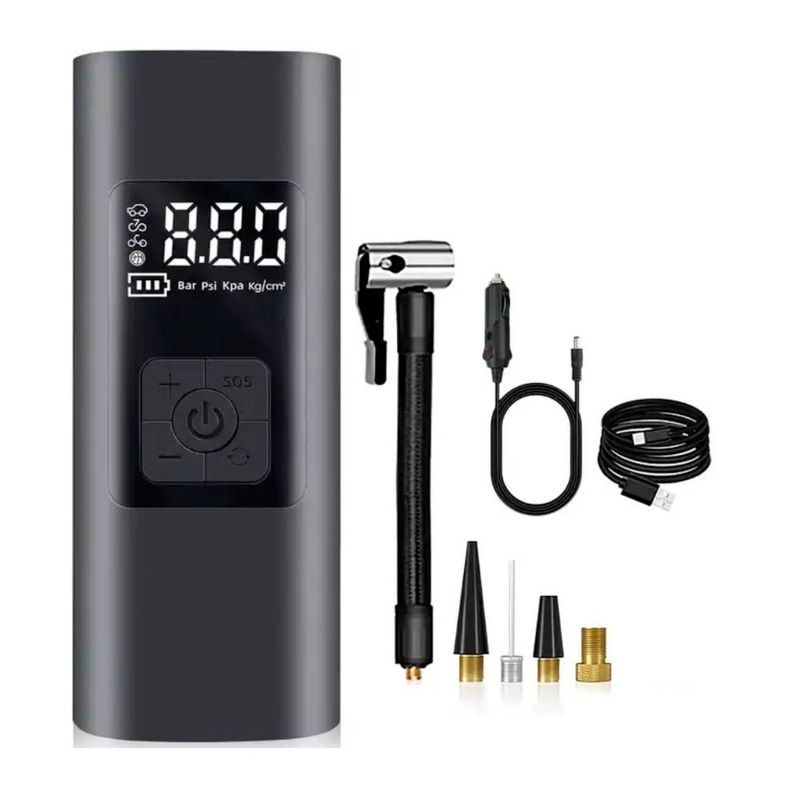 SEISA - Inflador de Llanta Multifuncional Compresor de Aire AF-C04