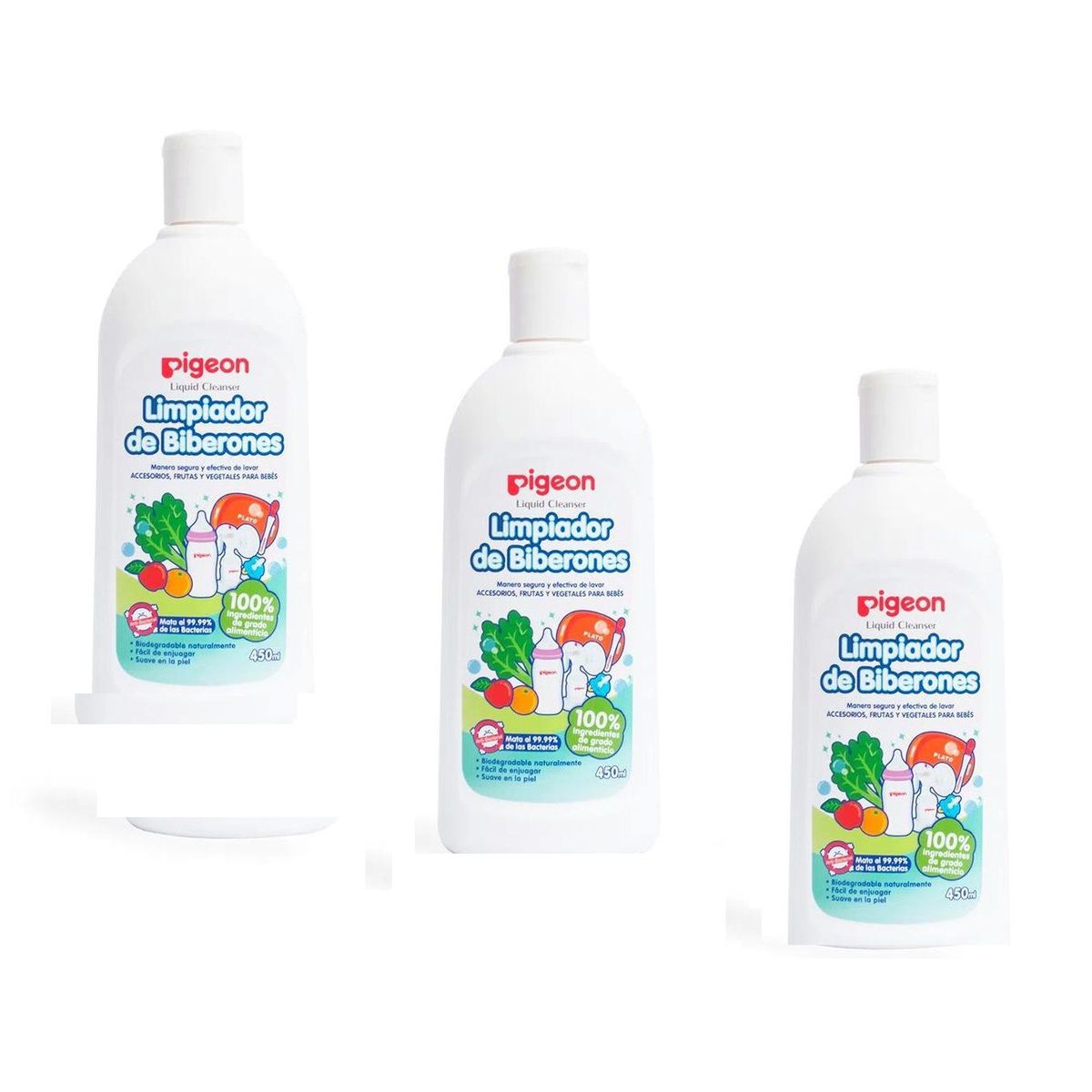 PIGEON - PACK X3 Limpiador Líquido 450ML - Pigeon