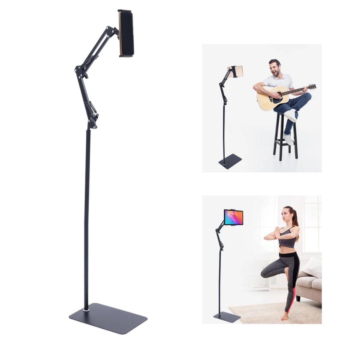 GENERICO - Soporte de Celular Tablet Pedestal para Suelo Piso 140cm