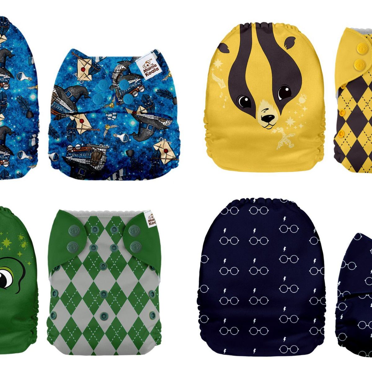 GENERICO - Pañales ecológicos-Pack 4-Harry Potter 2-Mama Koala