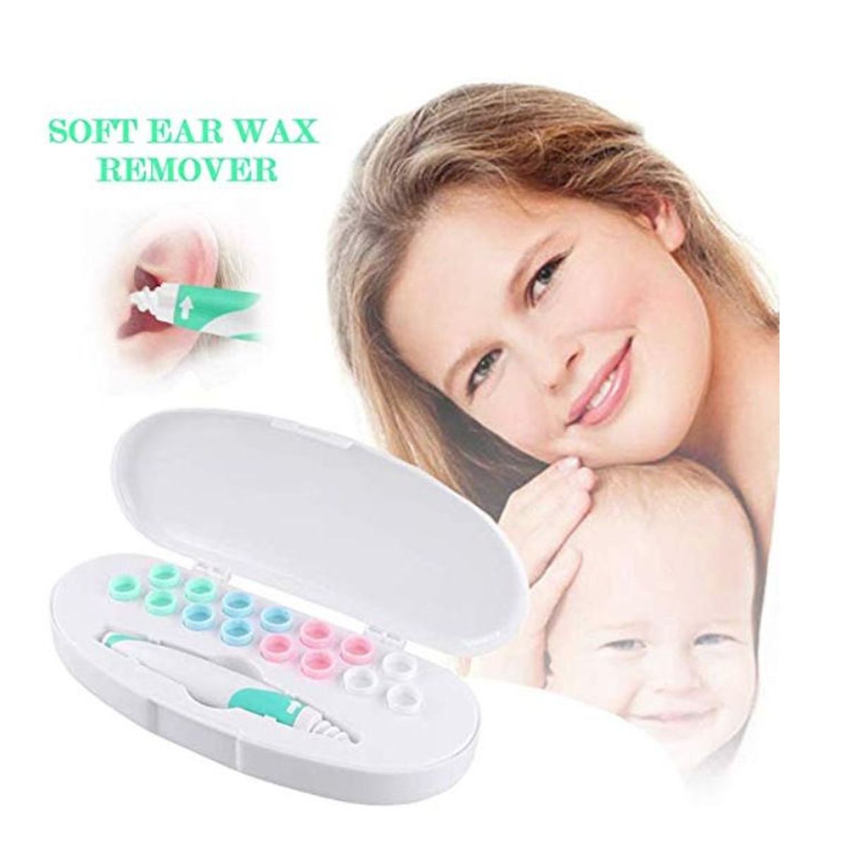 BAALATHKKO5 - Limpiador De Oídos Removedor De Cerilla Con 16 Punta Espiral