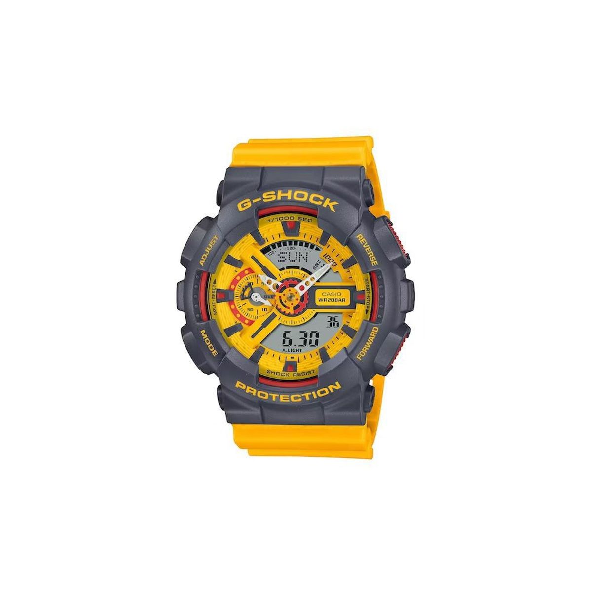 G-SHOCK - Reloj Casio G SHOCK GA 110Y-9A serie Sport de los 90
