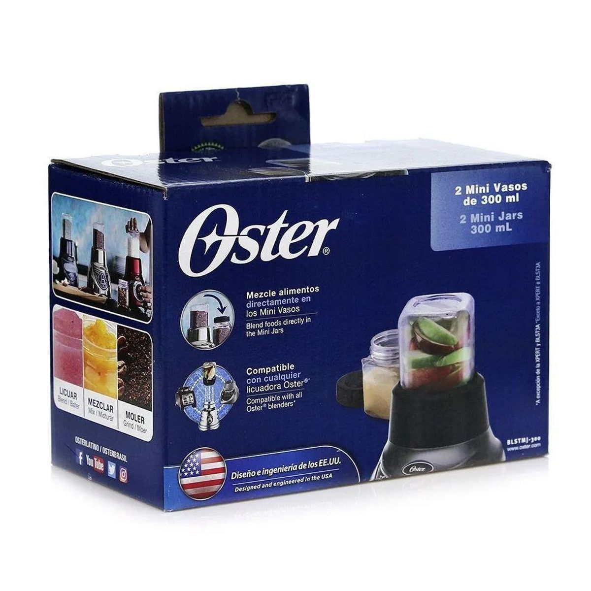 OSTER - Oster Blstmj300 2 Mini Vasos De 300ml