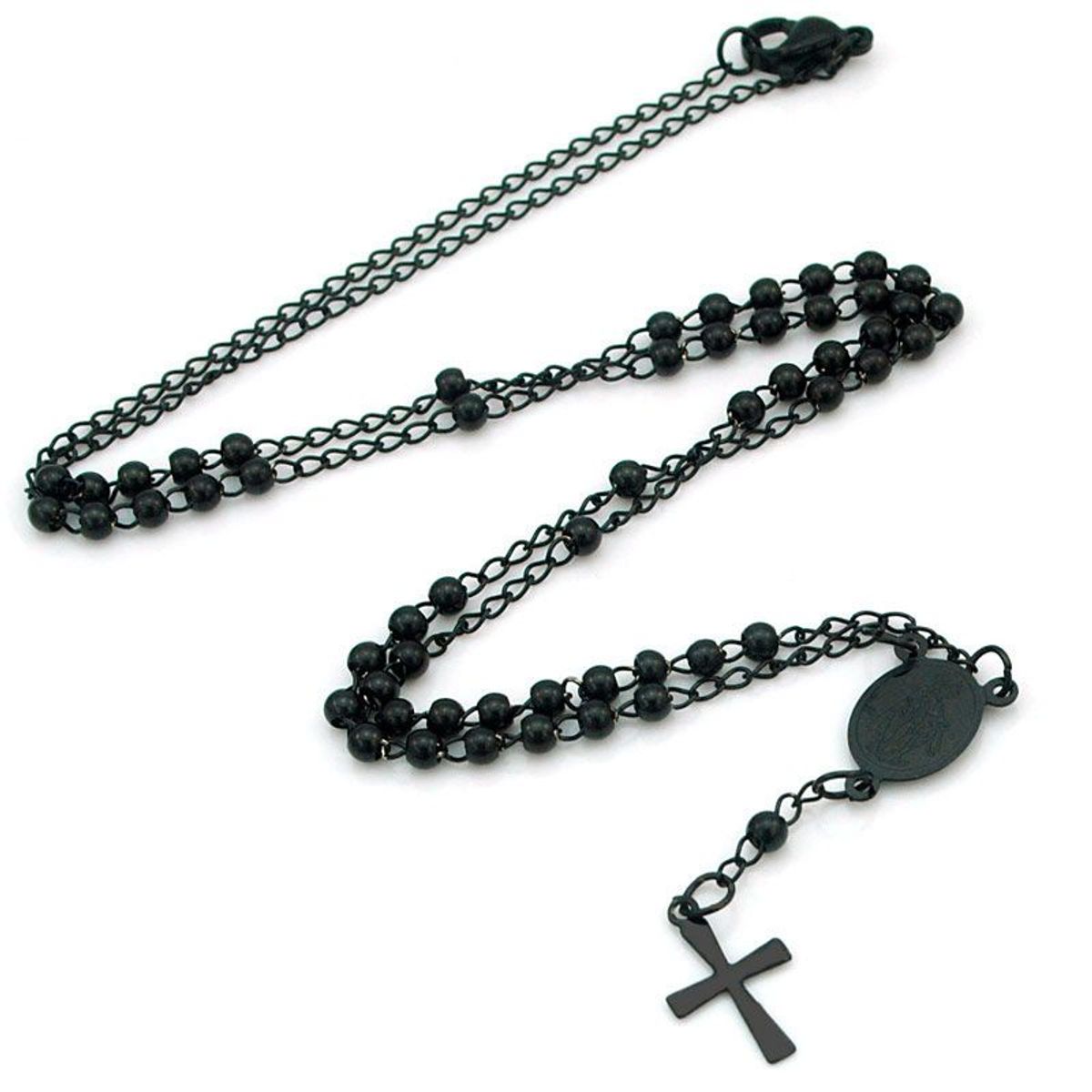 GENERICO - Rosario de Titanio Mujer regalo