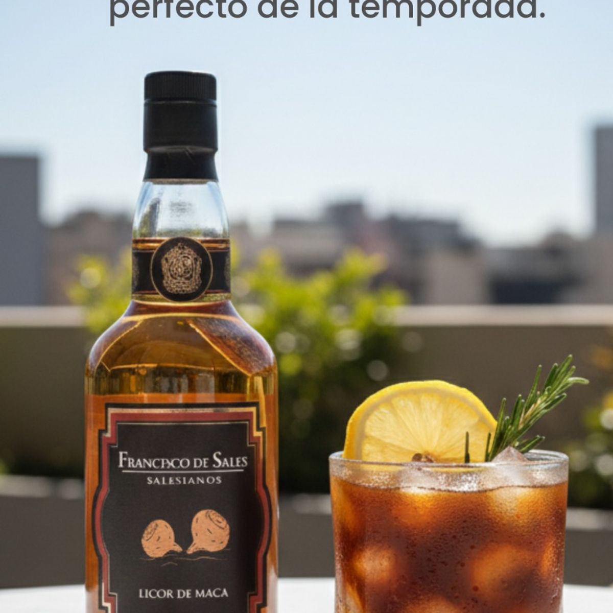 FRANCISCO DE SALES - Licor de Maca  Bot. x 750 ml.