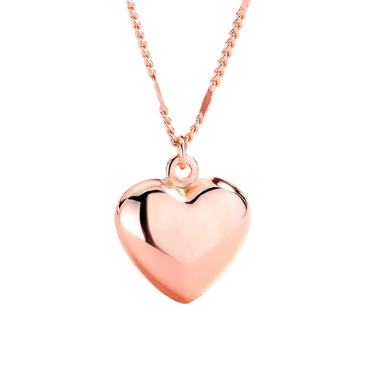 GENERICO - Collar Corazón Rosa Mujer waterproof