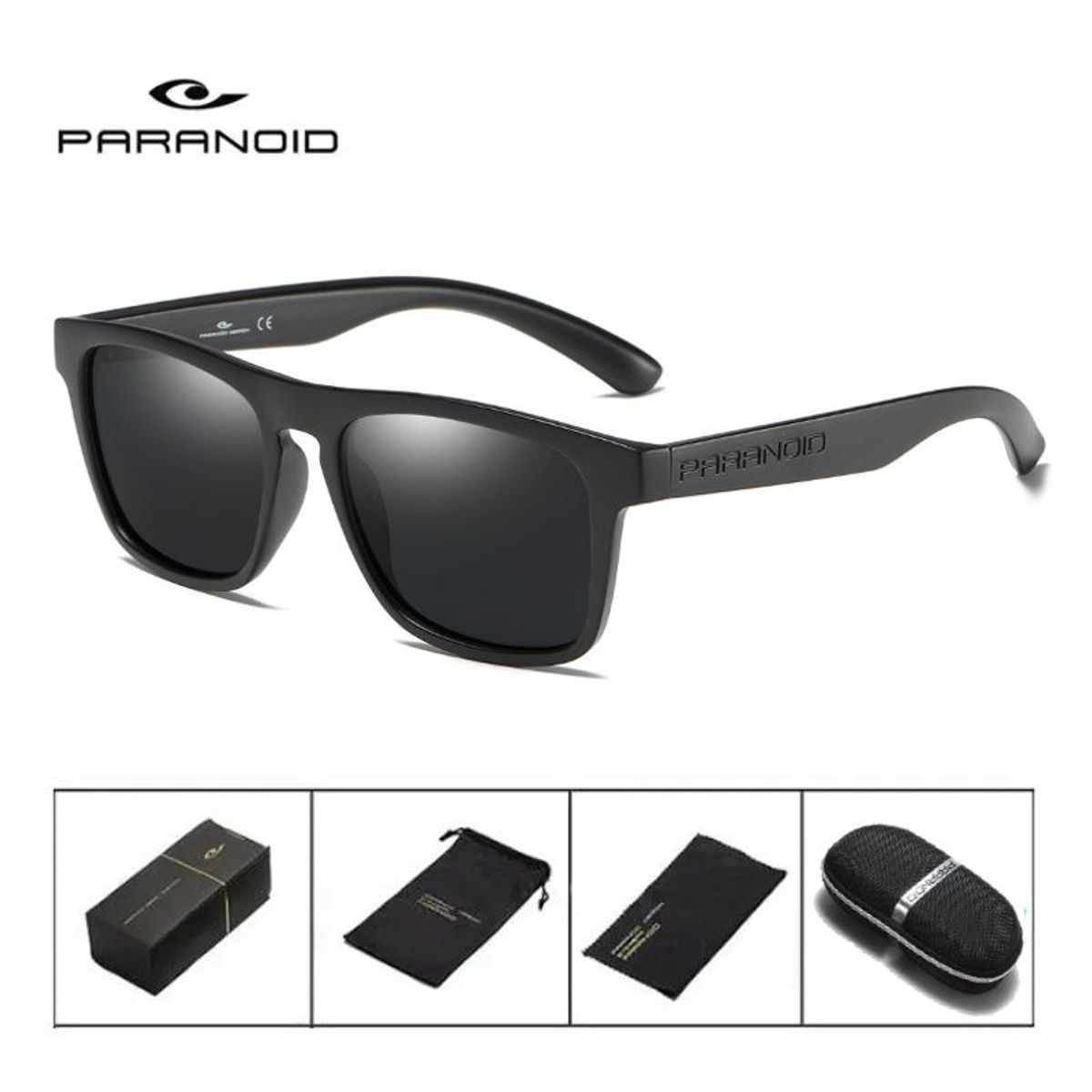 GENERICO - Lentes de Sol PARANOID Ultra - Polarizados - UV400 - Mate