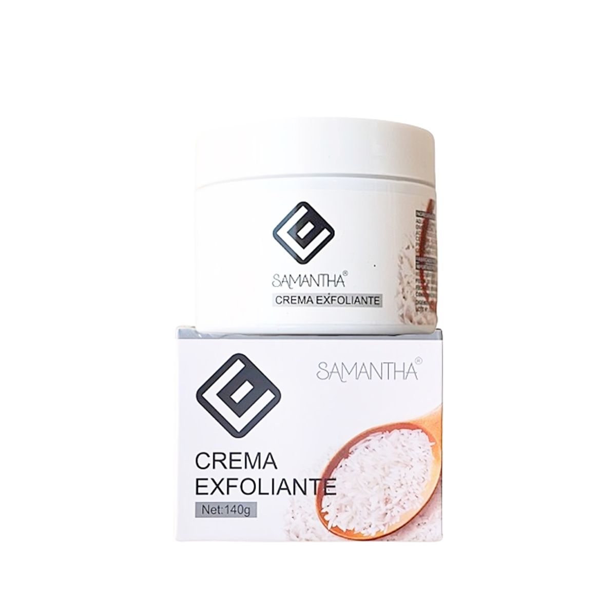 GENERICO - Crema Exfoliante de Arroz para Rostro 140gr SAMANTHA
