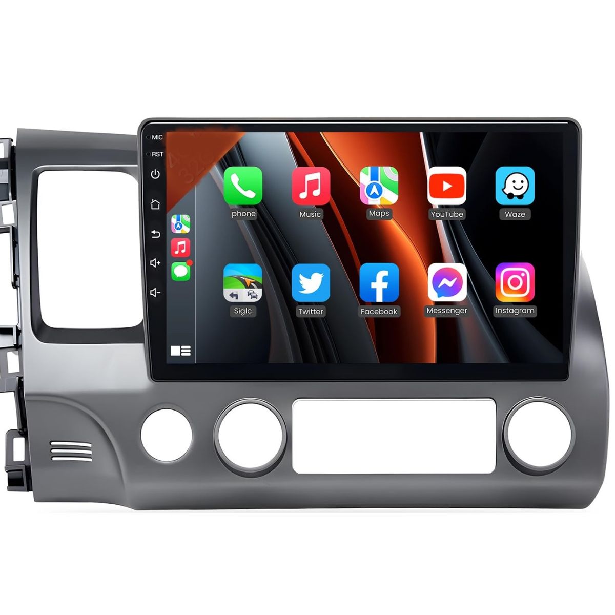 GENERICO - Autoradio Honda Civic 2006 - 2012 +Cámara Full HD