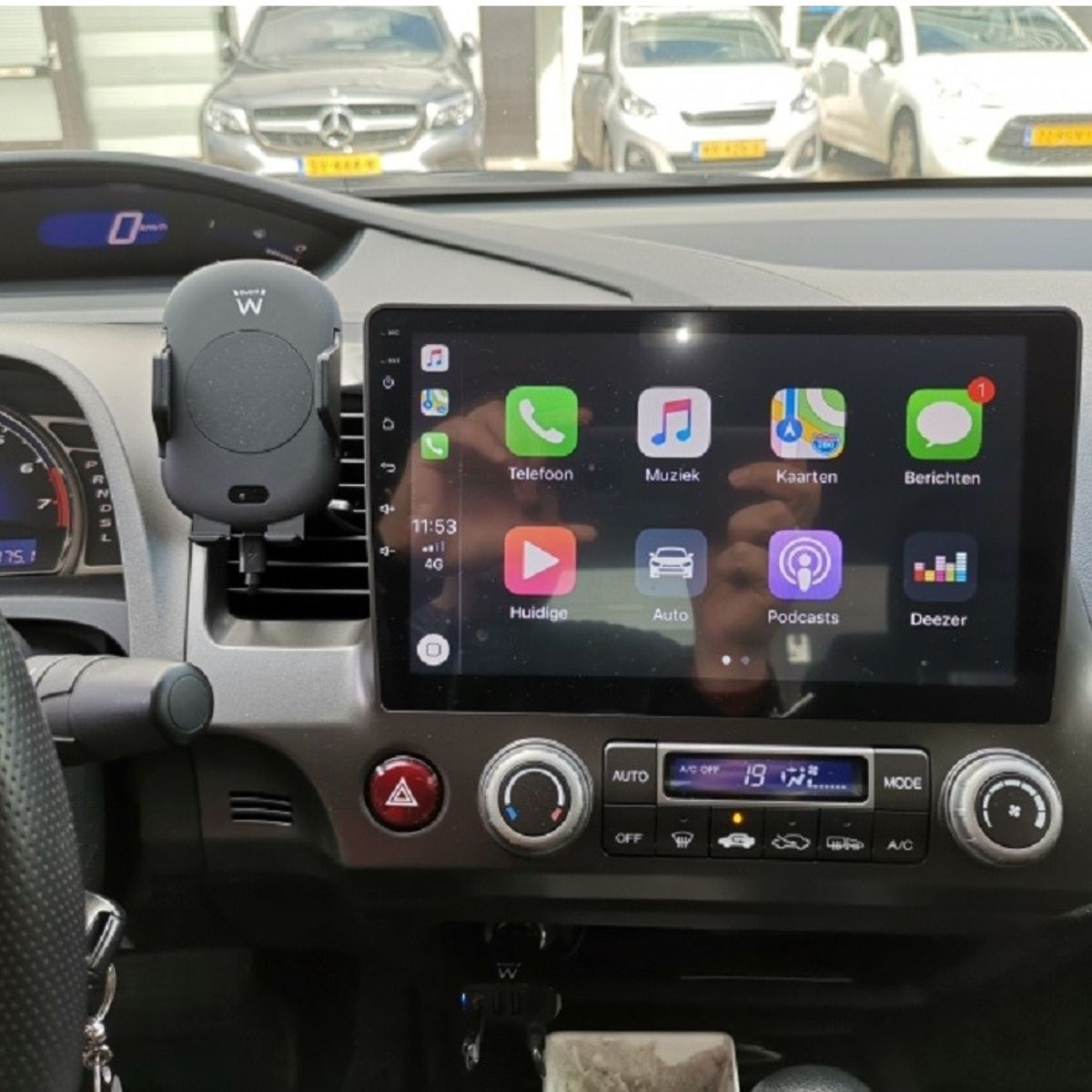 GENERICO - Autoradio Honda Civic 2006 - 2012 +Cámara Full HD