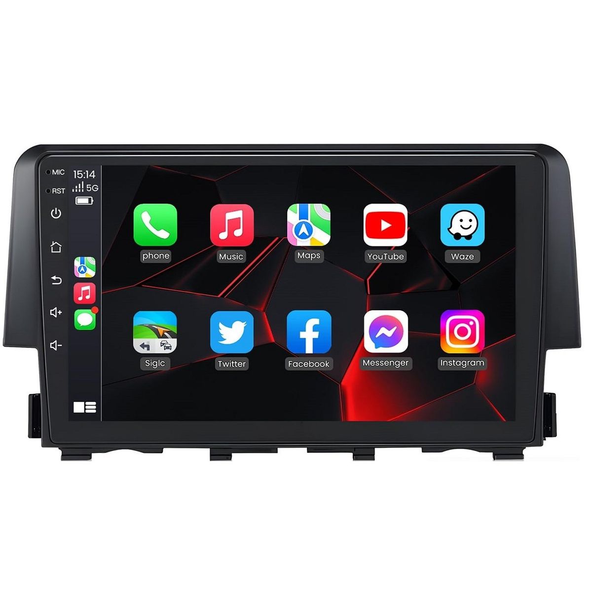 GENERICO - Autoradio Honda Civic 2016 - 2021 +Cámara Full HD