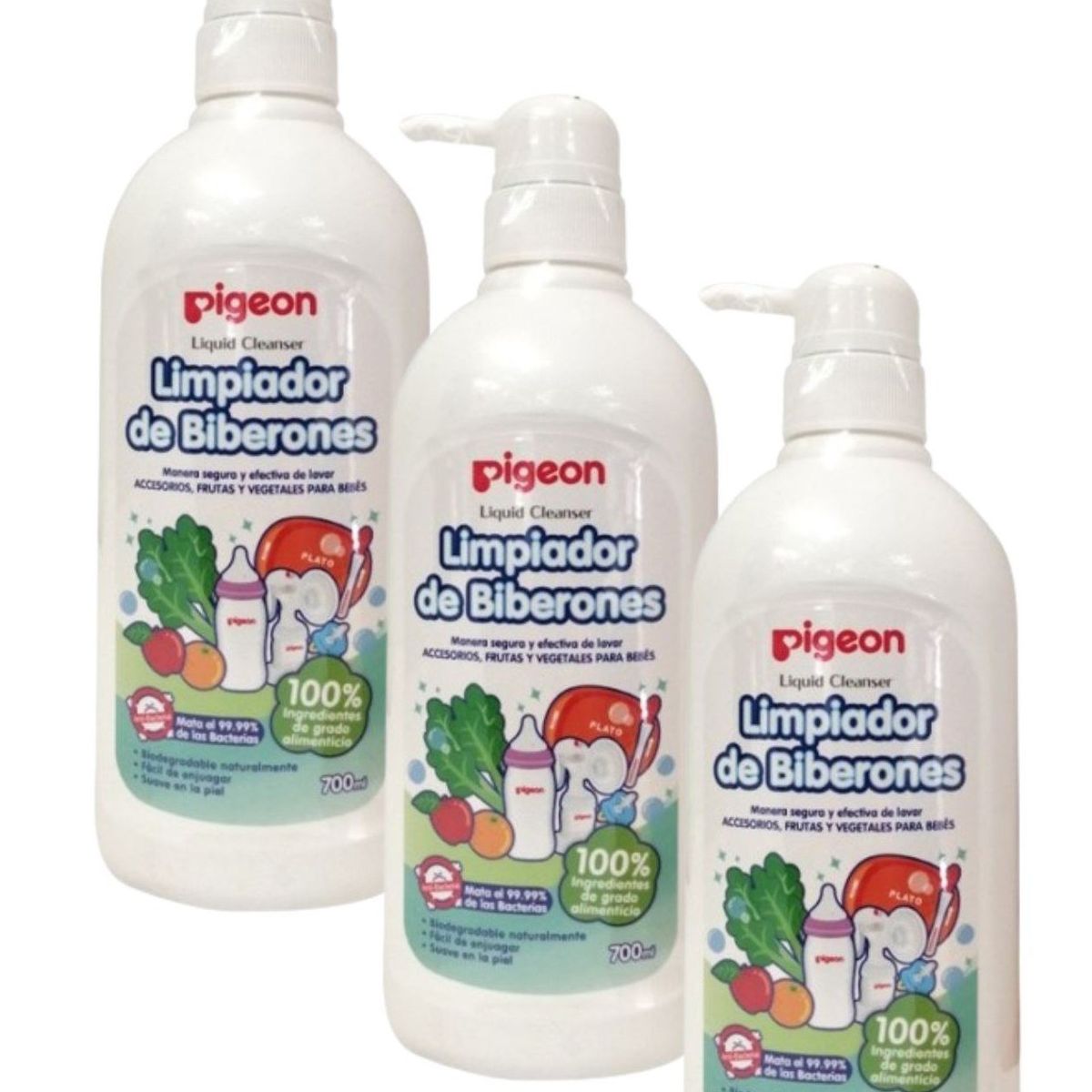 PIGEON - Pack 3 unidades líquido limpiador 12955 pigeon  700ml