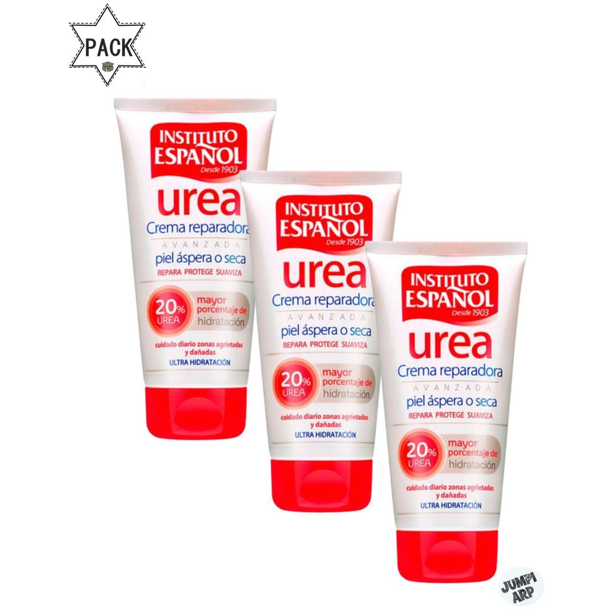 INSTITUTO ESPANOL - Pack 3 Und Crema Reparadora Avanzada Instituto Español Urea 20% 150ml