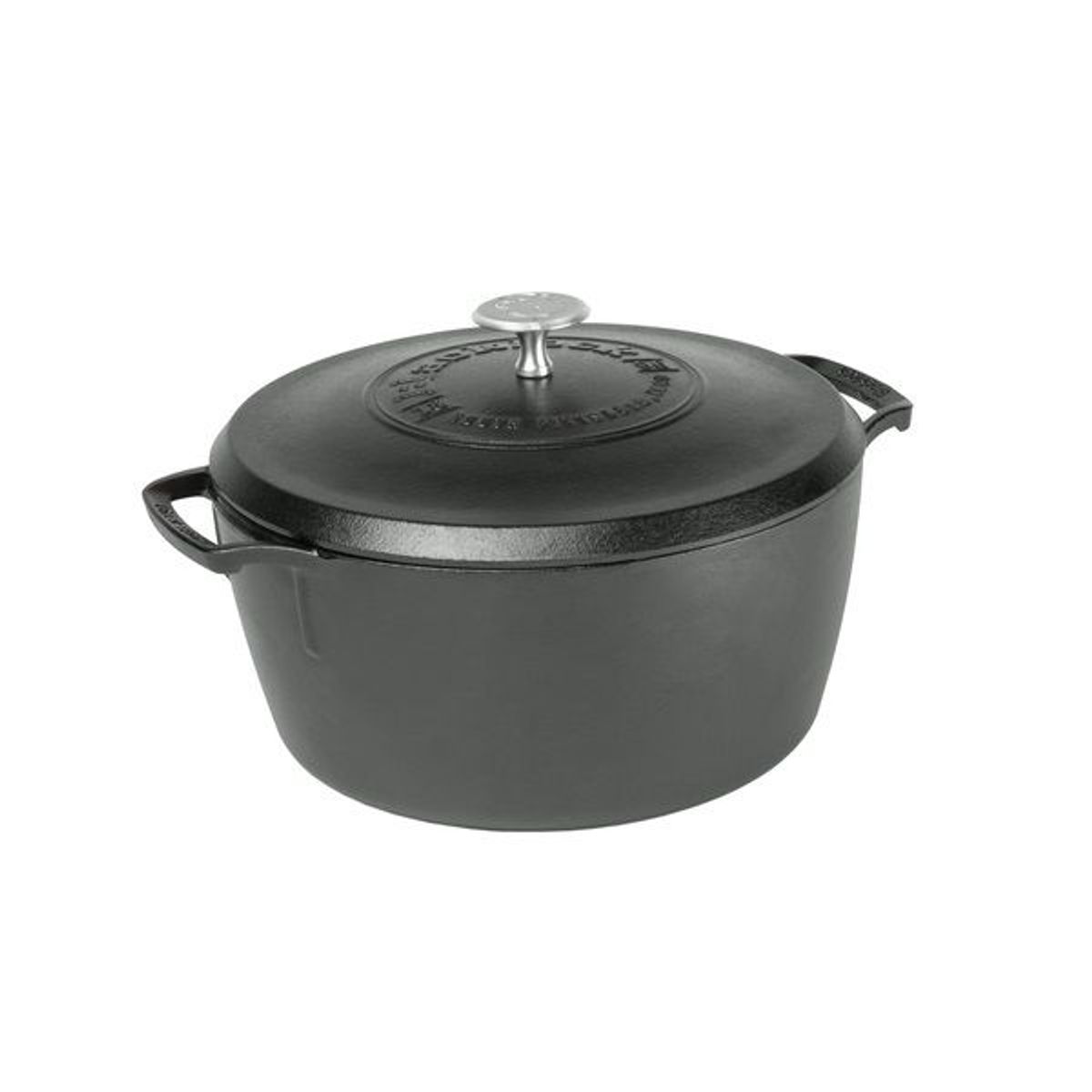 LODGE - Olla Blacklock de hierro fundido de 5.2 L