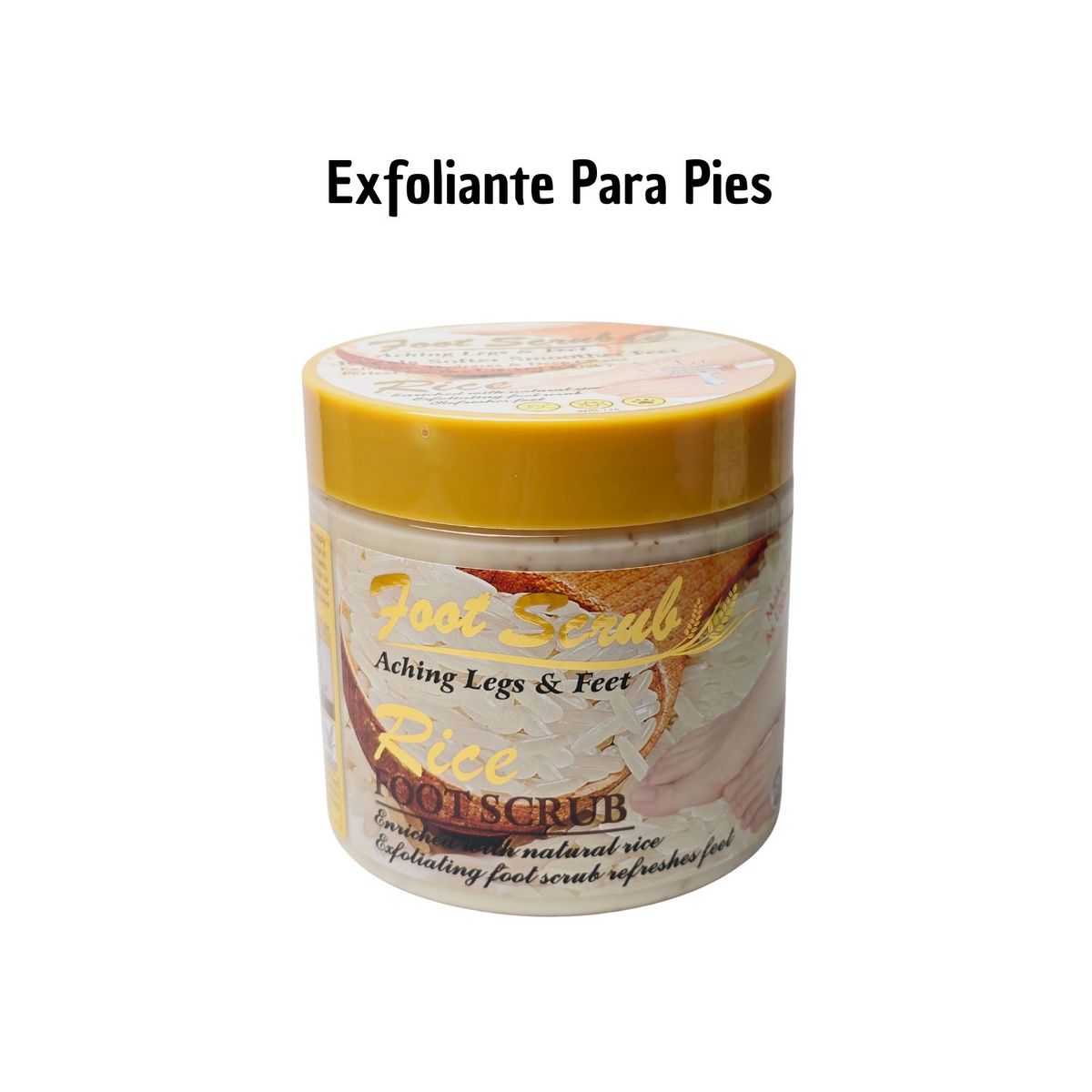OEM - Exfoliante de Pies a base de Arroz cont 500ml