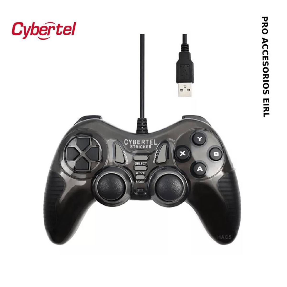 CYBERTEL - Mando Gamepad CYBERTEL CYB-G101 cable USB Joystick