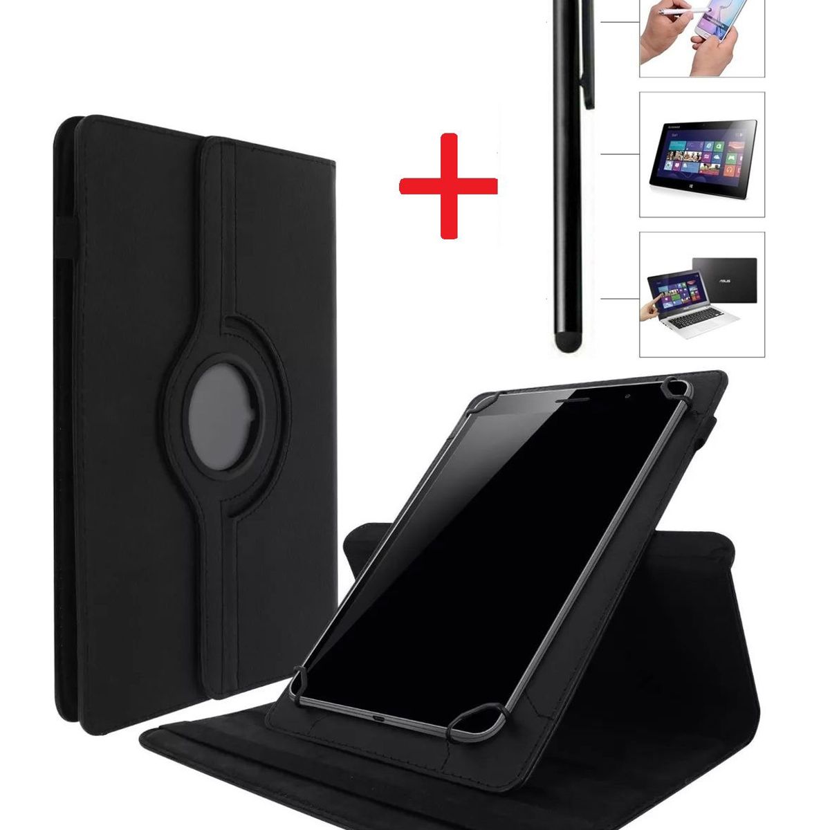 GENERICO - Funda Giratoria + Lapiz Optico para Tablet TCL Tab 11 LTE 10.95"