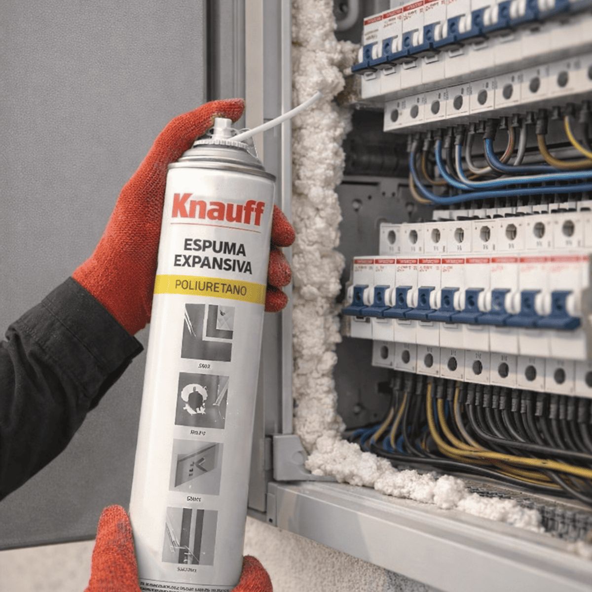 KNAUF - ESPUMA DE POLIURETANO 750ML KNAUFF