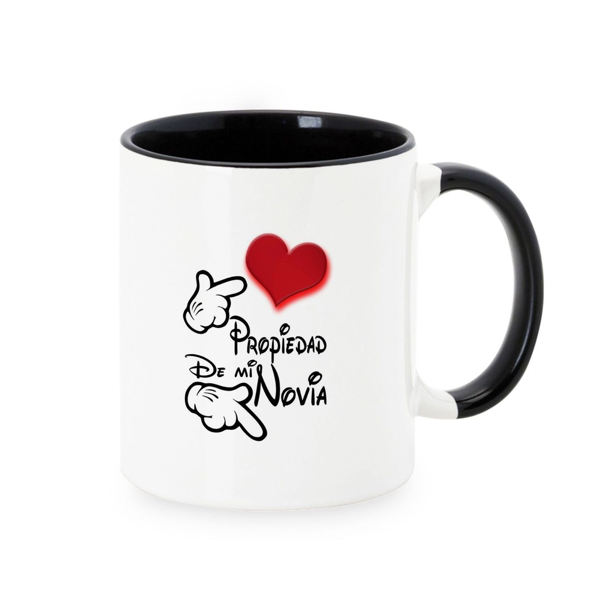 GENERICO - Taza Mug 11oz PROPIEDAD DE MI NOVIA - NEGRO