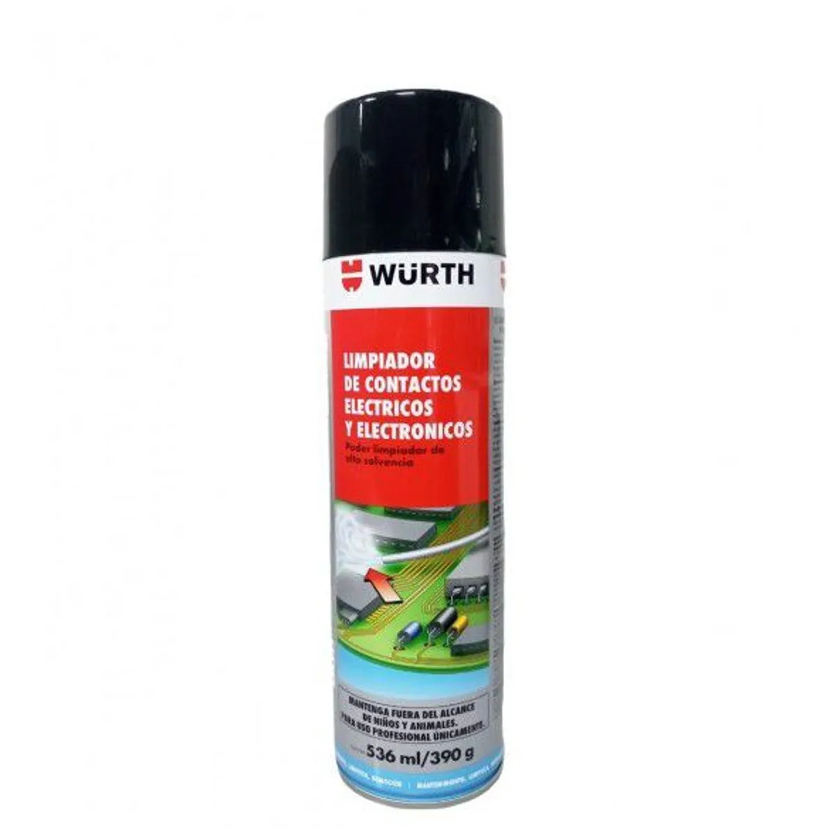 WURTH - LIMPIADOR DE CONTACTOS ELECTRICOS Y ELECTRONICOS WURTH 536ML
