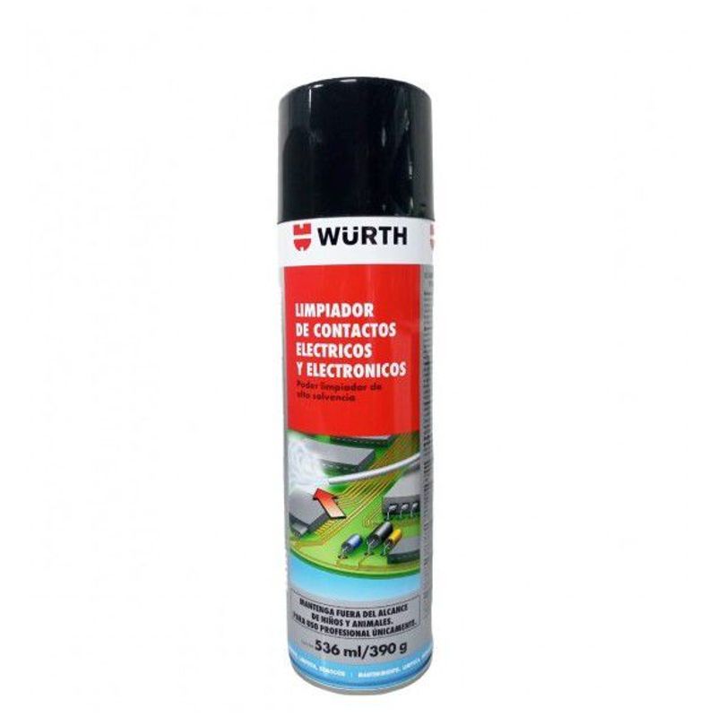 WURTH - LIMPIADOR DE CONTACTOS ELECTRICOS Y ELECTRONICOS WURTH 536ML