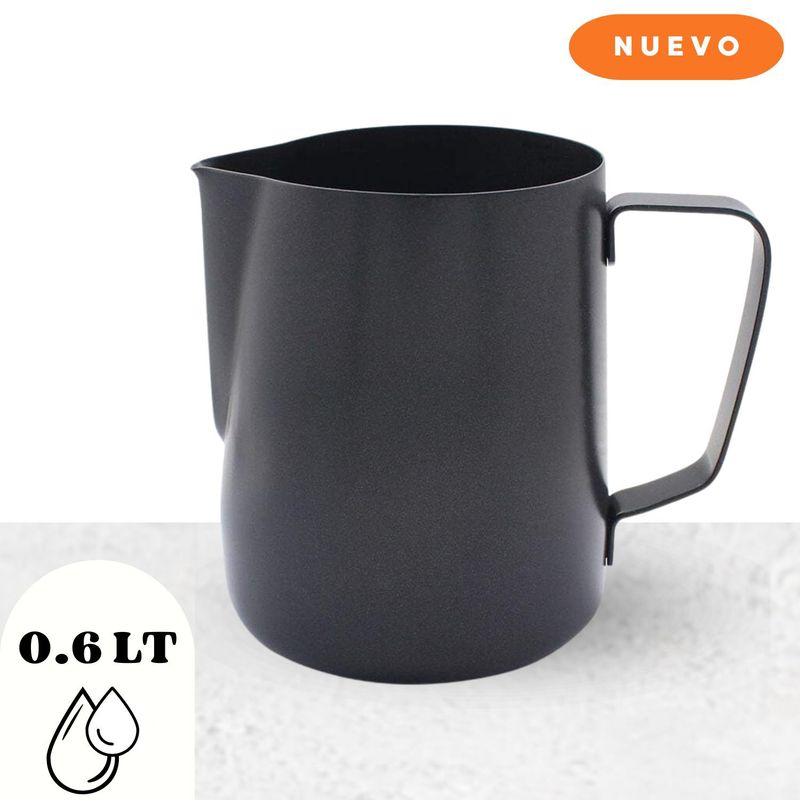GENERICO - JARRA DE ESPUMAR LECHE ACERO INOXIDABLE 600ml