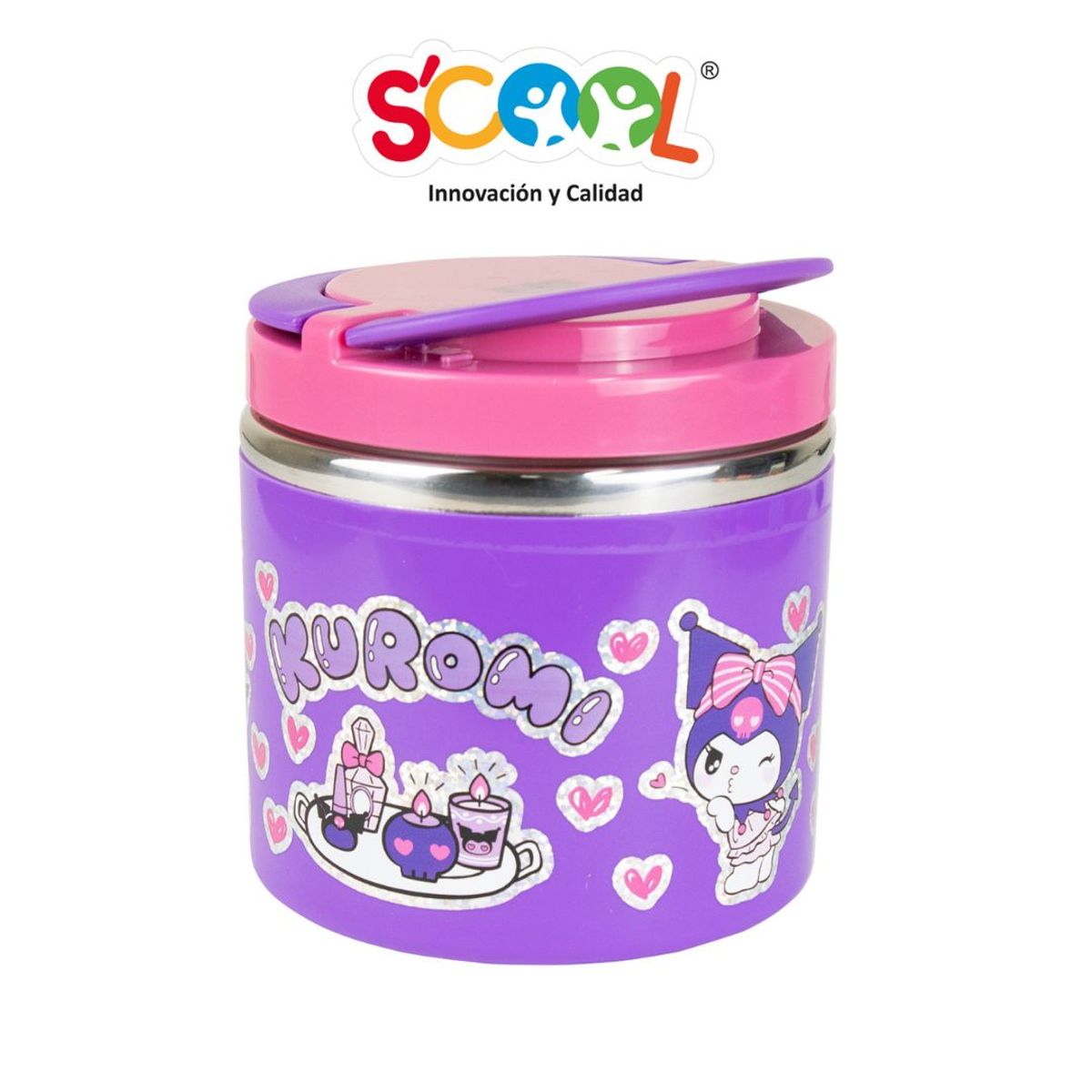 SCOOL - Termo de comida 600ml - Kuromi
