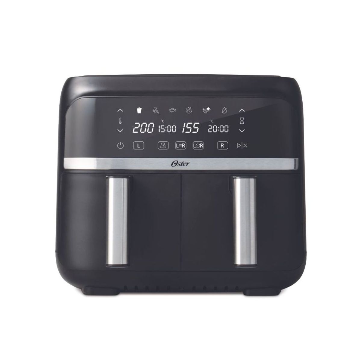 OSTER - Freidora de aire Dual Oster CKSTAF7MCDDF  Negro