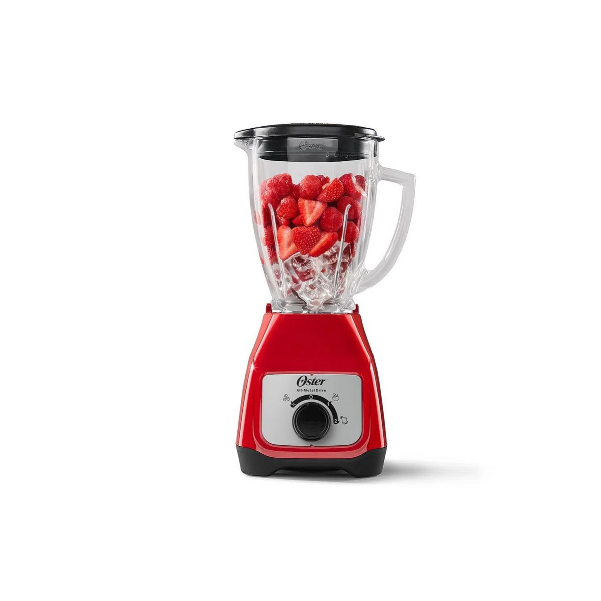 OSTER - Oster Licuadora Blstkag Rrd 2 Velocidades Con Pulso 550w - Rojo